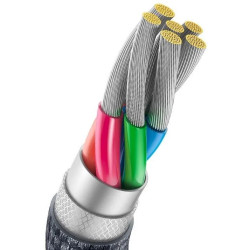 Baseus CAJY000401 Crystal Shine Series Data Cable USB - USB-C 100W 1.2m / black