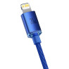 Baseus Crystal Shine Series Data Cable USB-C to Lightning 20W 1,2m / Blue