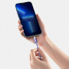 Baseus CAJY000205 Crystal Shine Series Data Cable USB-C to Lightning 20W 1,2m / Purple
