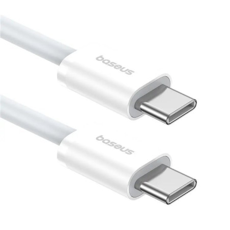 Baseus Superior Series 2 Fast Charging Data Cable Type-C to Type-C 30W 1m / Moon White