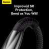 Baseus Glimmer Series Fast Charging Data Cable USB-A - USB-C 100W 1m / Black