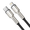 Baseus Cafule Metal Series Data Cable USB-C to Lightning 20W 1m / black