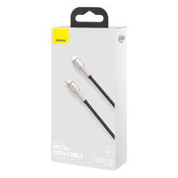 Baseus Cafule Metal Series Data Cable USB-C to Lightning 20W 1m / black