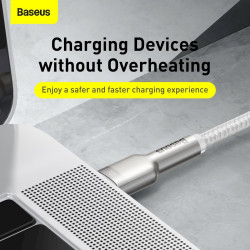 Baseus Cafule Metal Series Data Cable USB-C - USB-C 100W 1m / White