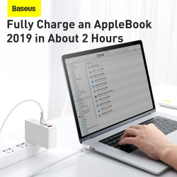 Baseus Cafule Metal Series Data Cable USB-C - USB-C 100W 1m / White