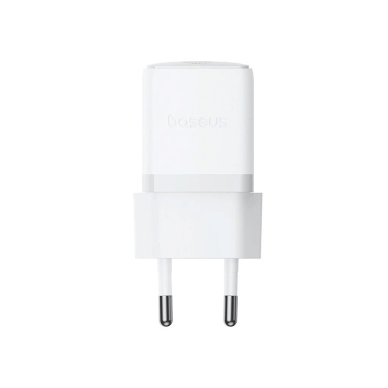 Baseus Palm Fast Charger USB-C 20W + Data Cable USB-C/USB-C 1m / White