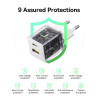 Baseus Palm Fast Charger USB-C 20W + Data Cable USB-C/USB-C 1m / White