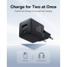 Baseus Palm Fast Charger USB-A + USB-C 30W / black