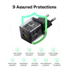 Baseus Palm Fast Charger USB-A + USB-C 30W / black