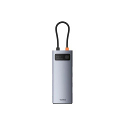 Baseus Metal Gleam Series 7-in-1 USB-C HUB Docking Station / Space Grey