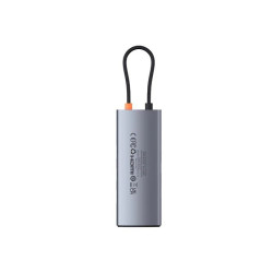 Baseus Metal Gleam Series 7-in-1 USB-C HUB Docking Station / Space Grey