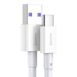 Baseus Superior Series Fast Charging Data Cable USB-A - USB-C 66W 2m / white