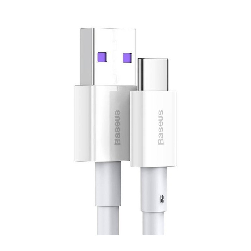 Baseus Superior Series Fast Charging Data Cable USB-A - USB-C 66W 2m / white
