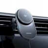 Baseus PrimeTrip VC2 Pro Cooling Magnetic Clamp Car Mount Wireless Charger 25W / Cosmic Black