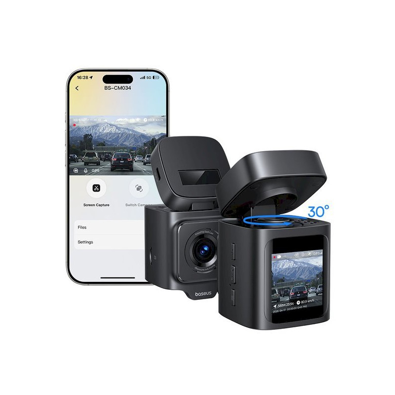 Baseus PrimeTrip VD1 Pro Dash Cam 4K / Cosmic Black