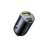Baseus Tiny Star Mini Car Charger USB-A/USB-C 30W / Cosmic Black