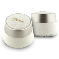 Guess Script Metal Logo Bluetooth Speaker 5W gold