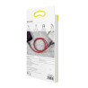 Baseus Cafule USB Lightning Charging Cable 2.4A 1m / black/red