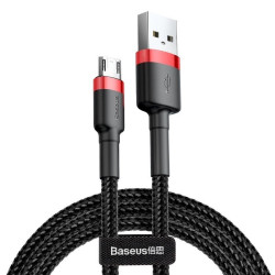Baseus Cafule Micro USB Cable 1.5A 2m / red/black