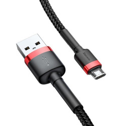 Baseus Cafule Micro USB Cable 1.5A 2m / red/black