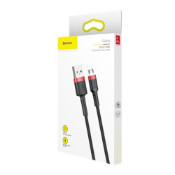 Baseus Cafule Micro USB Cable 1.5A 2m / red/black