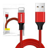 Baseus Yiven Lightning Cable 180 cm 2A / red