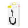 Baseus Spring-loaded cable Lightning 1m 2A / black