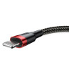 Baseus Cafule USB Lightning Cable 1.5A 2m / black/red