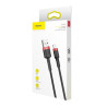 Baseus Cafule USB Lightning Cable 1.5A 2m / black/red