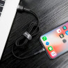 Baseus Cafule USB Lightning Cable 1.5A 2m / gray/black