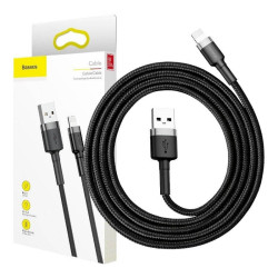 Baseus Cafule USB Lightning Cable 1.5A 2m / gray/black