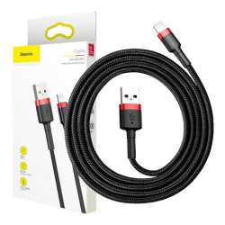 Baseus Cafule USB Lightning Cable 2.4A 1m / red/black