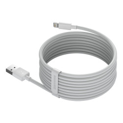 Baseus Simple Wisdom Data Cable Kit USB to Lightning 2.4A 1.5m (2pcs/set) / white