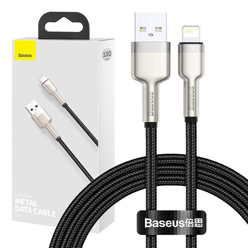 Baseus Cafule USB Cable for Lightning 2.4A 1m / black