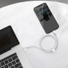 Baseus High Density Braided USB-C to Lightning Cable 20W PD 2m / white