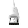 Baseus Simple Wisdom Data Cable Kit USB to Micro 2.1A (2PCS/Set) 1.5m / white