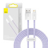 Baseus Dynamic Charging Cable USB to Lightning 2.4A 2m / Purple