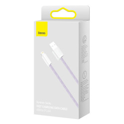 Baseus Dynamic Charging Cable USB to Lightning 2.4A 2m / Purple