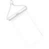 Baseus AquaGlide Waterproof Phone Case with Cylindrical Slide Lock / white