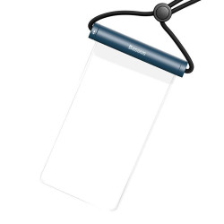 Baseus AquaGlide Waterproof Phone Case with Cylindrical Slide Lock / blue