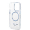 Guess GUHMP14LHTRMB Metal Outline Magsafe Hard Case for iPhone 14 Pro 6,1" / blue