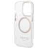 Guess GUHMP14LHTRMD Metal Outline MagSafe Hardcase for iPhone 14 Pro 6,1" / gold
