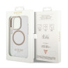 Guess GUHMP14LHTRMD Metal Outline MagSafe Hardcase for iPhone 14 Pro 6,1" / gold