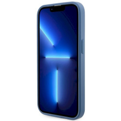 Guess GUHMP14LP4RPSB Hardcase 4G Printed Stripes MagSafe for iPhone 14 Pro 6.1" / blue