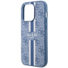 Guess GUHMP14LP4RPSB Hardcase 4G Printed Stripes MagSafe for iPhone 14 Pro 6.1" / blue