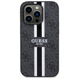 Guess GUHMP14LP4RPSK Hardcase 4G Printed Stripes MagSafe for iPhone 14 Pro 6.1" / black