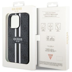 Guess GUHMP14LP4RPSK Hardcase 4G Printed Stripes MagSafe for iPhone 14 Pro 6.1" / black