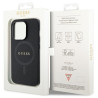 Guess GUHMP14LPSAHMCK Saffiano MagSafe Hardcase for iPhone 14 Pro 6.1" / black