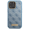 Guess GUHMP14LU4GPRB Hardcase 4G Logo Plate MagSafe for iPhone 14 Pro 6.1" / blue