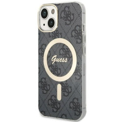 Guess GUHMP14MH4STK Hardcase 4G MagSafe for iPhone 14 Plus / 15 Plus 6.7" / black